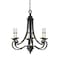 Designers Fountain Barcelona 6-Light Hanging Natural Iron Chandelier 9036-NI - alternate 1